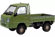 1/32 スバル サンバー トラック カスタムホイール(オリーブグリーン) 「楽プラ スナップキットシリーズ No.05CU-OG」 [203897]