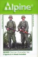 1/35 WWII ドイツ 装甲擲弾兵セット(2体入) レジンキャストキット [AM35332]