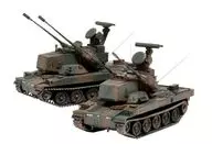 1/72 陸上自衛隊 87式自走高射機関砲(2両入り) 特別仕様(エッチングパーツ付き) 「ミリタリーシリーズ No.9 EX-3」 [723693]