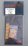 1/48 Hs129B-2/3 自重変形ホイール (タコム用) ディティールアップパーツ [CPUA48085]