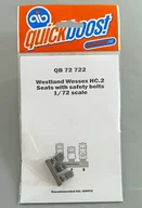 1/72 ウェストランド ウェセックス HC.2 クルー座席 (ベルトモールド付) (エアフィックス用) ディティールアップパーツ [QIC72722]