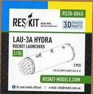 1/35 LAU-3A ロケット弾ポッド (2個入) ディティールアップパーツ [RSK35-0045]