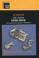 1/72 F2A-1 バッファロー コックピットセット (ハセガワ用) ディティールアップパーツ [SBM72095]