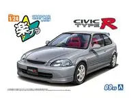 1/24 EK9 シビック タイプR 1997 ボーグシルバーメタリック 「楽プラ スナップカー No.09-VS」 [068434]