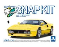 1/32 フェラーリ GTO(イエロー) 「楽プラ スナップキット No.28-YW」 [201800]