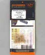 1/48 モラーヌ・ソルニエ MS.406C.1 ホイールセット (ドラウィングス用) ディティールアップパーツ [CPUA48059]