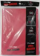 UP9 - Pocket PRO Binder Red Pro Gamer album Short Cover Edition Red