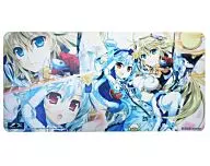 [単品] 『各務原あづみ＆ソードリベレイター リゲル』 特製ラバープレイマット(横型) 「Z/X -Zillions of enemy X- 第6弾 五神竜の巫女 カードラボ プレイマット付き限定版」 同梱品