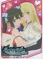 Kyara Sleeve Collection Mat Series "Is It Wrong to Try to Pick Up Girls in a Dungeon" Hestia & Ais Wallenstein (No. EV027) event limited