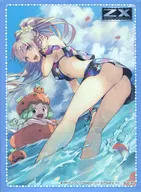 [単品] 上柚木綾瀬 スリーブ 「ブロッコリーキャラクタースリーブEX パートナーパック Z/X -Zillions of enemy X- 『綾瀬＆ズィーガー』 イベント限定」 同梱品