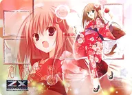 [A la Carte] Kurashiki Sera (Yukatas) Rubber Play Mat "Z/X -Zillions of Enemy X - Rubber Play Mat & Sleeve 『 Kurashiki Sera (Yukatas) 』" Bundled item event limited item