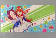 [A la carte] Rubber Playmat 『 Special Week & Silence Suzuka 』 "TV Animation 『 Umamusume Pretty Derby 』 Playmat & ぱっちん Band Set Card Lab Limited" Included Items