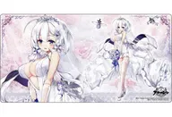 Illustrated Ria Wedding Ver. Rubber Play Mat Slim "Broccoli Treka Item KUJI SP 『 Azul Lane × Z/X -Zillions of Enemy X 』" B Prize