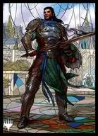 Magic : The Gathering Player's Card Sleeve 『 Lamp 争大 Match 』 Stained Glass  [MTGS-116]