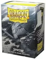 Dragon Shield Card Sleeve Standard Size Dual Mat Snow