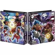 [Item único] Binder (especificação de folha de alumínio) "Super Dragon Ball Heroes Official 9 Pocket Binder - New Space-Time War Set -" Incluído