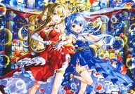 [A la Carte] Azuma & Rigel Memorial Party Ver. Rubber Play Mat "Broccoli Treka Item KUJI Online 『 Z/X -Zillions of enemy X - 』" A Prize