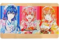 やはり俺の青春ラブコメはまちがっている。完 描き下ろしイラスト 集合 和風メイド服ver. Ani-Art プレイマット