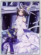 Wish Cross TCG Wedding ルリグ Miko of full protection sleeve Karai with illustration Yuki Wish Cross CONFLATED DIVA sales commemoration campaign