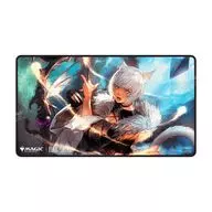 Ultra PRO Official Magic: The Gathering "Universes Beyond-Final Fantasy" Accessories ULTRAPRO Corporation Magic The Gathering Official Supply MTG "Universe Beyond FINAL FANTASY" Black Stitched Play Mat Premium Z