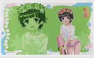 とある科学の超電磁砲T 描き下ろしラバーマット(プレイマット) 初春飾利/水遊び
