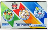 ポケモンカードゲーム 英語版 プレイマット サルノリ＆ヒバニー＆メッソン 2022 Pokemon Europe International Championships COMPETITOR -ポケモンヨーロッパインターナショナルチャンピオンシップス2022-