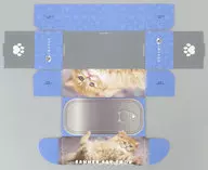 もうお手上げニャン カードボックス 「ブロッコリートレカアイテムくじEX『猫これくしょん』」 D-4賞