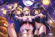 ブシロード ラバーマットコレクション V2 Vol.1835 ドルフィンウェーブ『詩絵＆ヴィーナ＆アマデア』 Happy Halloween!オトナな私も楽しみたい!ver.