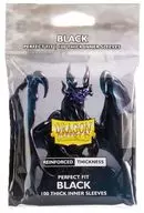 ドラゴンシールド Sleeves - Perfect fit Black - Standard size - Inner Sleeves - Thick Inner 極厚インナースリーブ ブラック