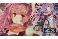 [単品] 想い馳せる十手 紫苑 プレイマット 「Z/X -Zillions of enemy X- 第7弾 運命の相剋 ドラゴンスター限定 プレイマットセット」 同梱品