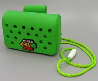 カード迷路 ぐるり森大冒険 カード用ポーチ(デッキケース/横型) 穴開き(緑) アトラクションバトル景品