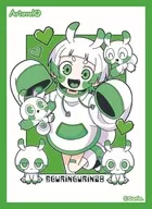 Arteveloカードスリーブ Gurin. 「Neon green monster」 [art-014]