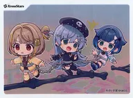 [開封済み] 千燈ゆうひ＆夜乃くろむ＆紡木こかげ オフィシャルスリーブ(11枚) 「Xross Stars ブースターパック第4弾『Grand Resonance』」 BOX購入特典