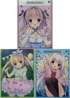 [Original] 3-Type Sleeve Set Rina & Saya & Koron (Miyu Miyasaka) Shinku Treasure 28/CANVAS + GARDEN