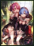 【Re：ゼロから始める異世界生活】スリーブ レム＆ラム リメイクver.(77gl) C96/ミッドナイトブルー