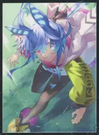 【ウマ娘 プリティーダービー】スリーブ ツインターボ(りん) エアこみトレ38/ミッドナイトブルー