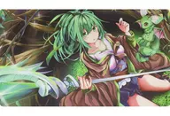 【遊戯王】プレイマット 蒼翠の風霊使いウィン(亜夢) Resur gence