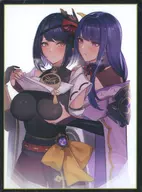 【原神】スリーブ 雷電将軍＆九条裟羅(Pナツ) こみっく★トレジャー39/EATOS