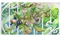 [Yu-Gi-Oh] Play Mat 風霊 Tsukai Win & Gasta no Miko, Winda (Mizutama) Terminal Carnival! / Kompeito confetti and Guruma