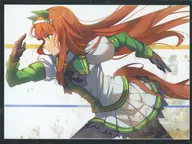 【ウマ娘 プリティーダービー】スリーブ サイレンススズカ(鴨NEGI) エアこみトレ38/ミッドナイトブルー