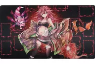 【遊戯王】枠ありプレイマット 火霊使いヒータ(亜夢) Resur gence