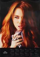 マイリー・サイラス 2010年度カレンダーポスター 「CD The Time Of Our Lives」 購入特典