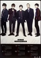 Da-iCE July - December 2018 B2 poster calendar "CD FAKESHOW" First arrival Purchase benefits for targeted stores