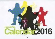 rockin’on 2016年度カレンダー ロッキング・オン 2016年1月号付録