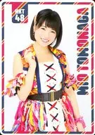 朝長美桜(HKT48) 2016年4月～2016年9月ポケットスクールカレンダー 「CD 74億分の1の君へ」 初回プレス分封入特典