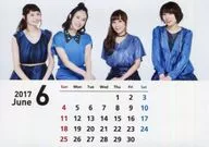 sphere-スフィア- 2017年6月卓上カレンダーシート ゲーマーズ ミュージックレイン声優アーティストフェア特典