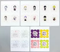 Katana Ranbu 2018.4-7 Three-dimensional puzzle calendar "CD continued 『 Touken Rambu Hanamaru 』 Kaei shu, No. 1 to 4 special edition 4 volume set" TOHO ANIMATION STORE Purchase benefits