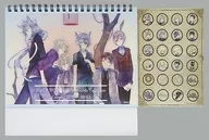 BLACK WOLVES SAGA -Bloody Nightmare- 卓上スクールカレンダー2015 