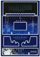SWORD ART ONLINE Alicization Desk Acrylic Mannen Calendar