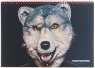 [Single Item] Jean-Ken Johny (Man with a Mission) 201701-201801 MWAM CALENDAR Jean-Ken Johnny ver. (2017 calendar) "Hokkori Grab bag" bundled item